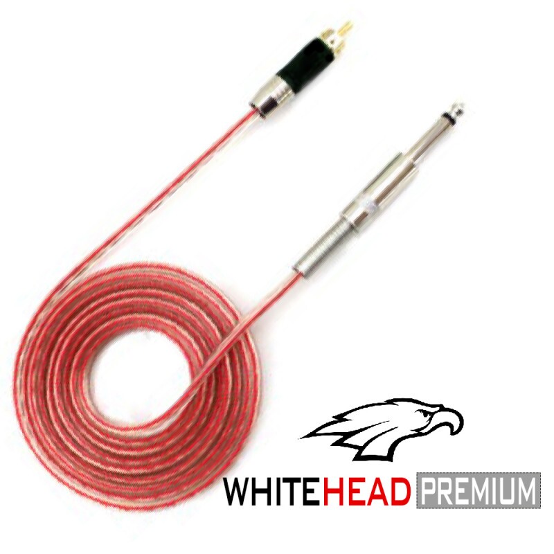 Cabo RCA White Head Premium Ref.1316-preto